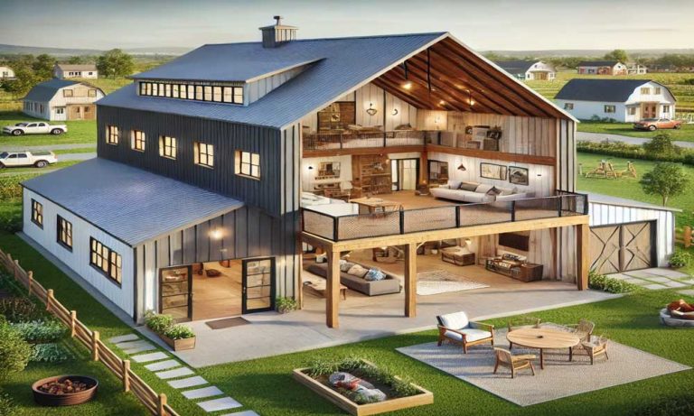 New barndominium construction: the choice of land